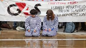 Demonstrators at the G4S AGM